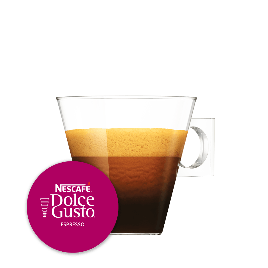 Tazza e immagine capsula Espresso x16 Nescafé® Dolce Gusto®