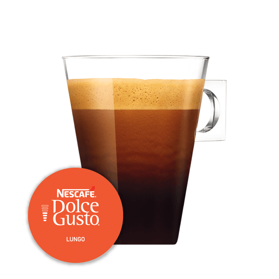 Tazza e immagine capsula Lungo Nescafé® Dolce Gusto®