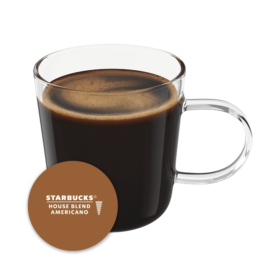 Tazza e immagine capsula Starbucks Americano House Blend Nescafé® Dolce Gusto®