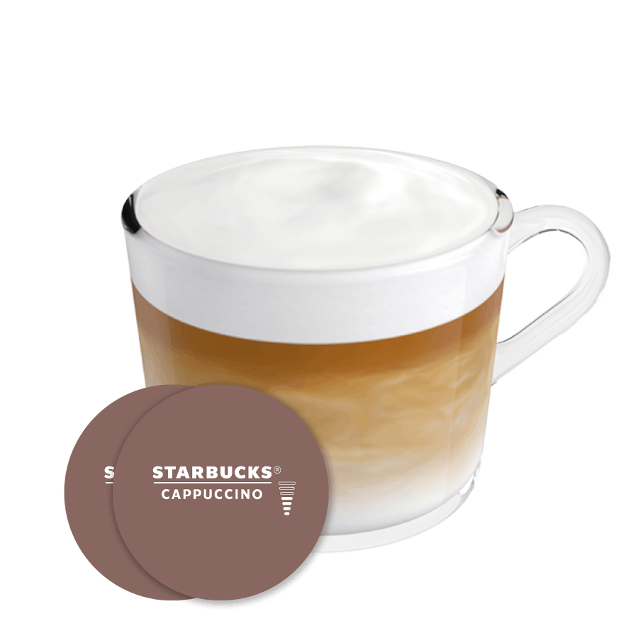 Tazza e immagine capsula Starbucks Cappuccino Nescafé® Dolce Gusto®