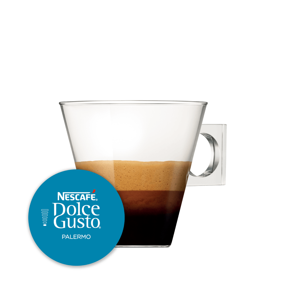 Tazza e immagine capsula Espresso Palermo x30 Nescafé® Dolce Gusto®