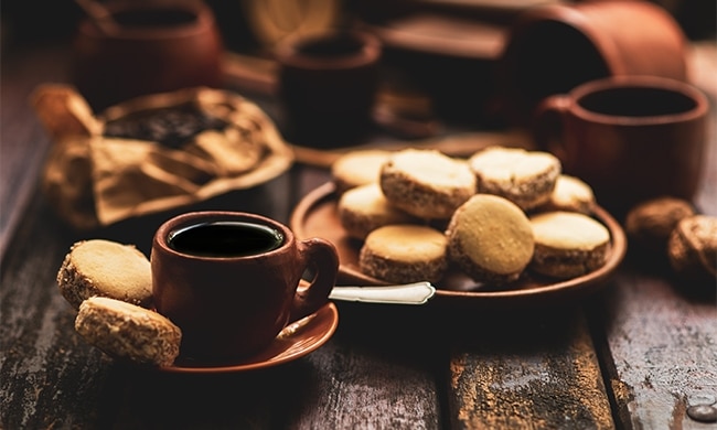 La ricetta dei biscotti al caffè morbidi